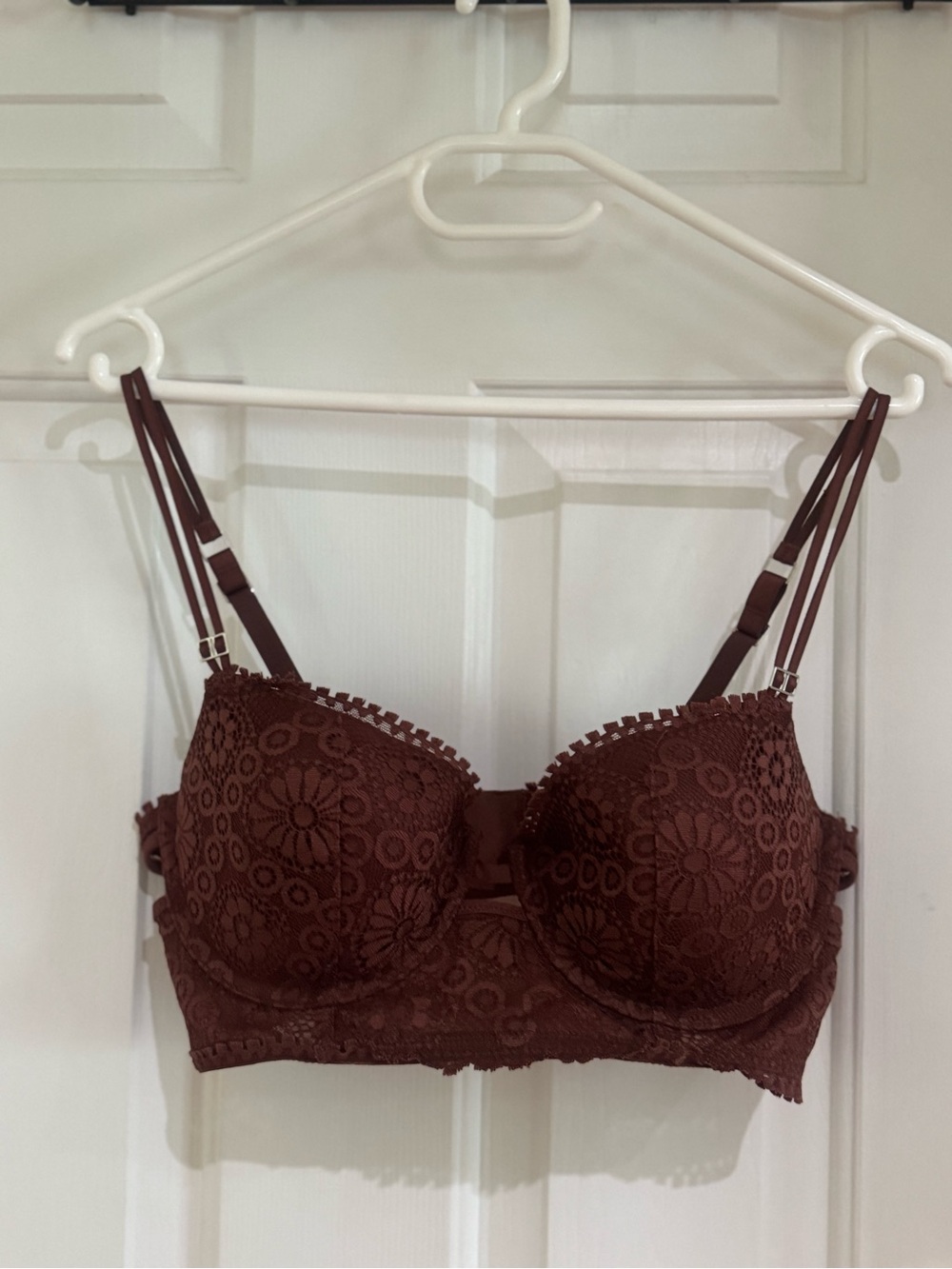 NWT Aerie Chocolate Lace Balconette Bra Size 36C